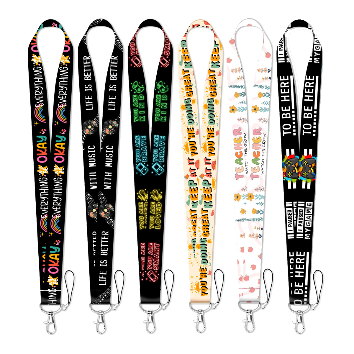 Car Accessories Quotation - Life Is Better-Llavero con correa de