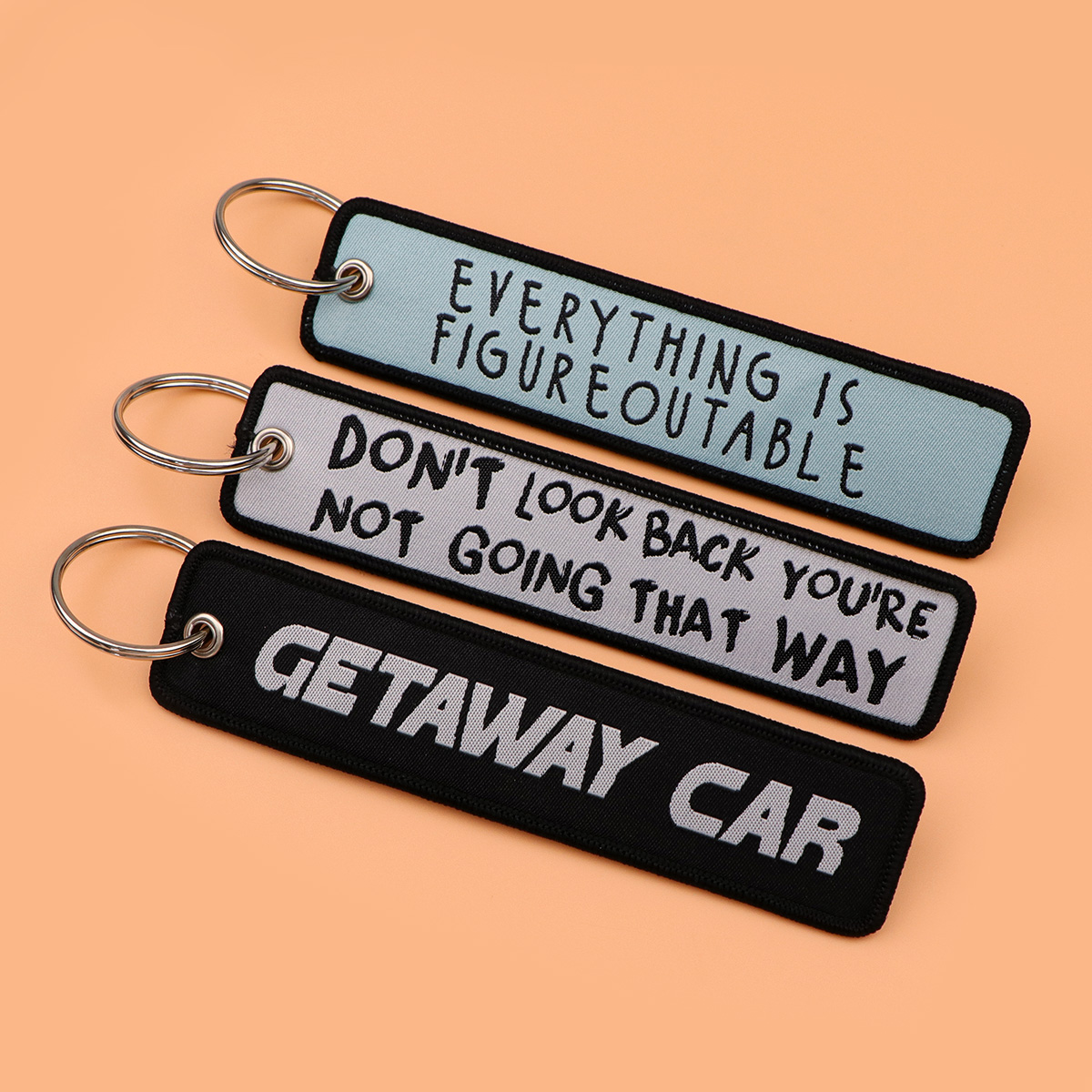 1 Pieza de Llavero Bordado con - Car Accessories Quotation reseña y precio