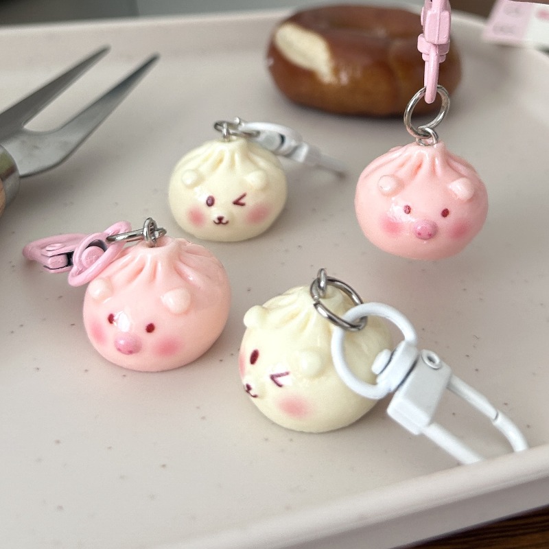 Llavero Kawaii Mini Bao Zi par - Car Accessories Bunnings reseña y precio