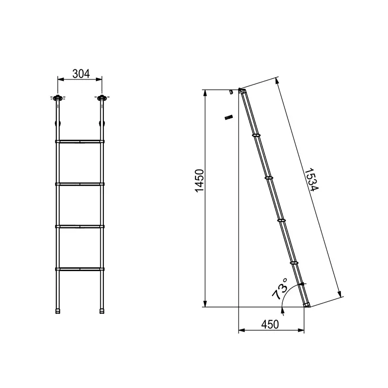 Escalera interior FORRV, remol - Car Accessories Bunnings reseña y precio