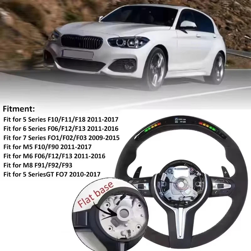 Volante de cuero para BMW F10  - Car Accessories For Inside reseña y precio