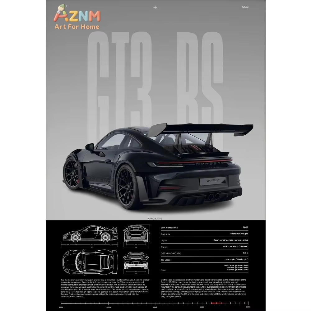 Póster minimalista de 1 pieza  - Car Accessories For Inside reseña y precio