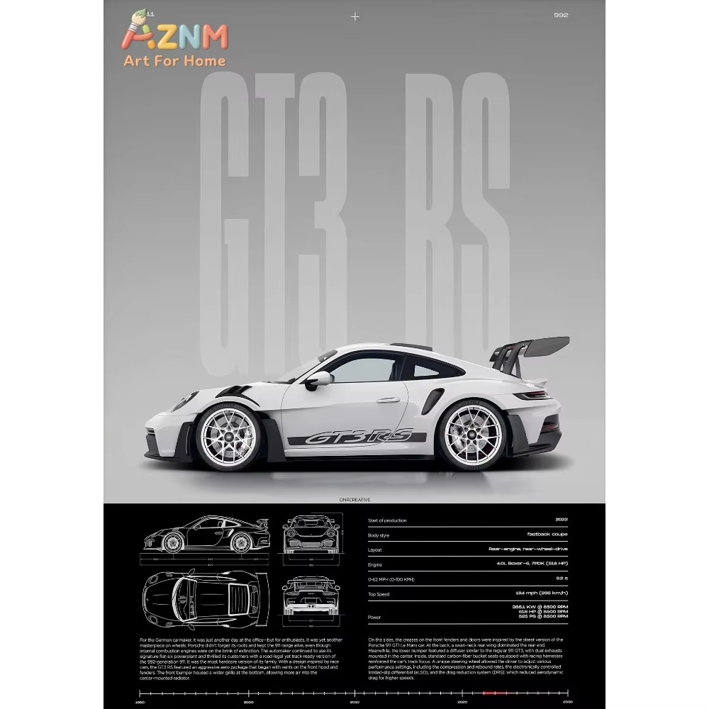 Póster minimalista de 1 pieza  - Car Accessories For Inside reseña y precio