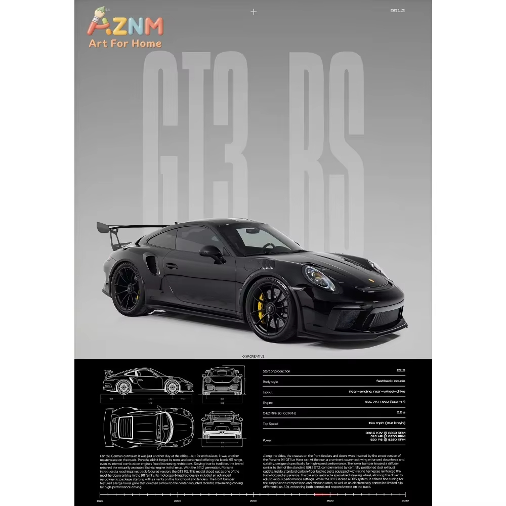 Póster minimalista de 1 pieza  - Car Accessories For Inside reseña y precio