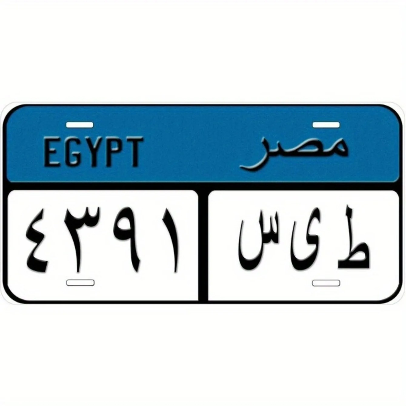 Placa de Matrícula de Coche co - Car Accessories Egypt reseña y precio